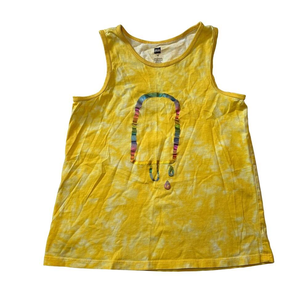 Tea Collection 100% Cotton Popsicle Tank 12Y